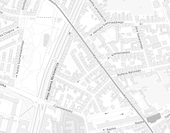 Mapa z adresem organizacji