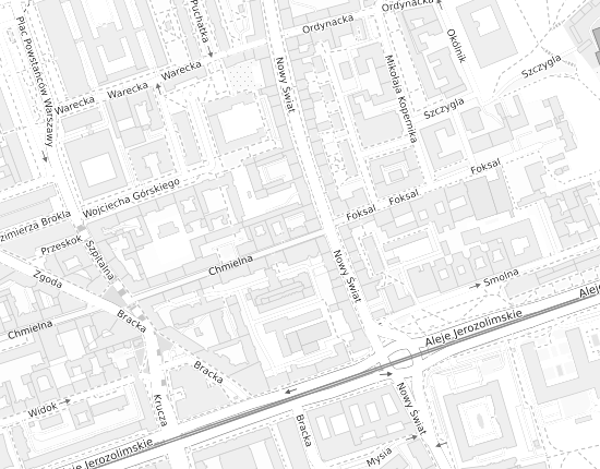 Mapa z adresem organizacji