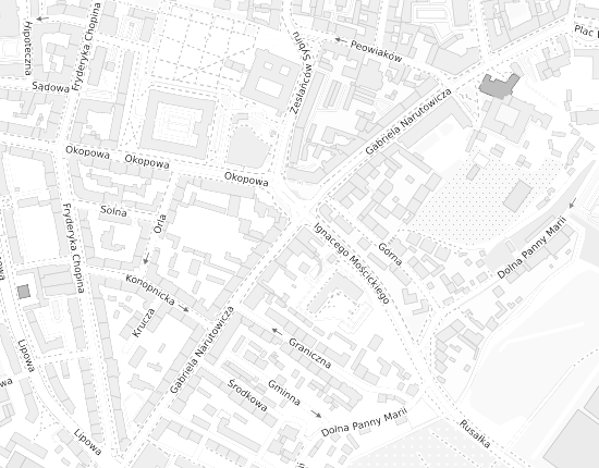 Mapa z adresem organizacji