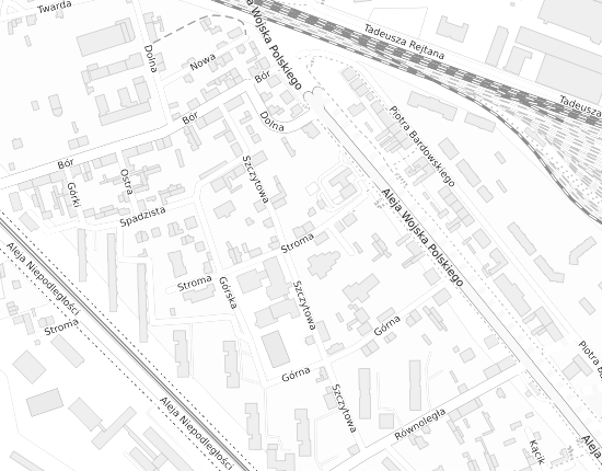Mapa z adresem organizacji
