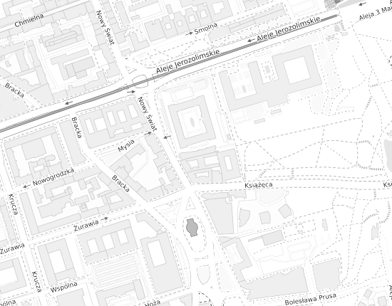 Mapa z adresem organizacji
