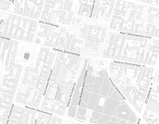 Mapa z adresem organizacji