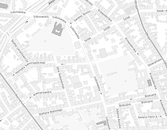 Mapa z adresem organizacji
