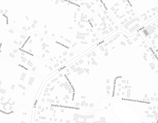 Mapa z adresem organizacji