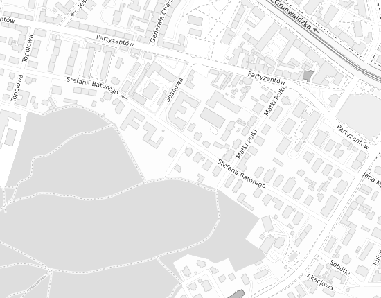 Mapa z adresem organizacji