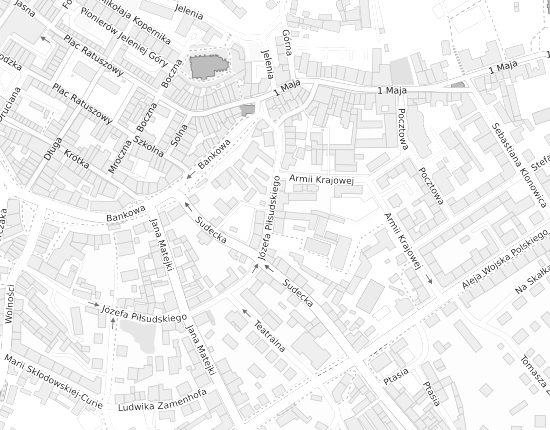 Mapa z adresem organizacji