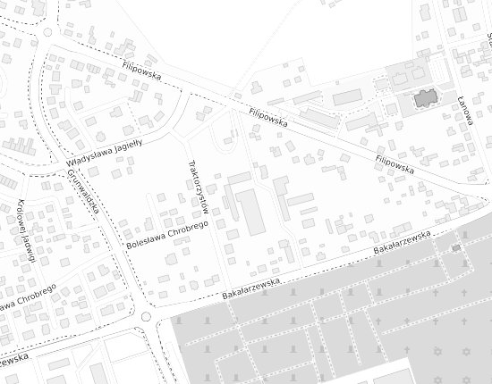 Mapa z adresem organizacji