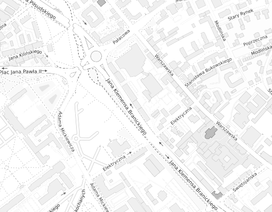 Mapa z adresem organizacji