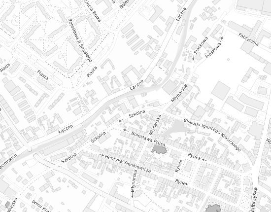 Mapa z adresem organizacji