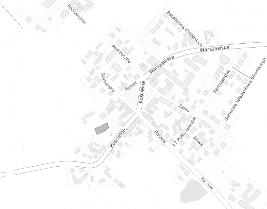 Mapa z adresem organizacji