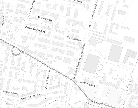 Mapa z adresem organizacji
