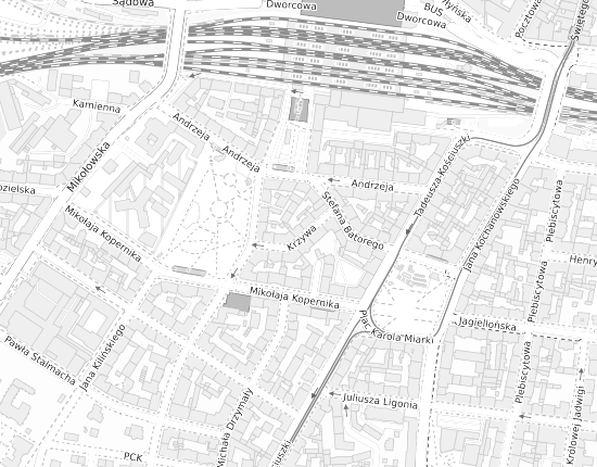 Mapa z adresem organizacji