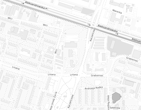 Mapa z adresem organizacji