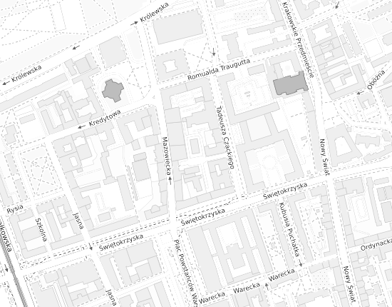 Mapa z adresem organizacji