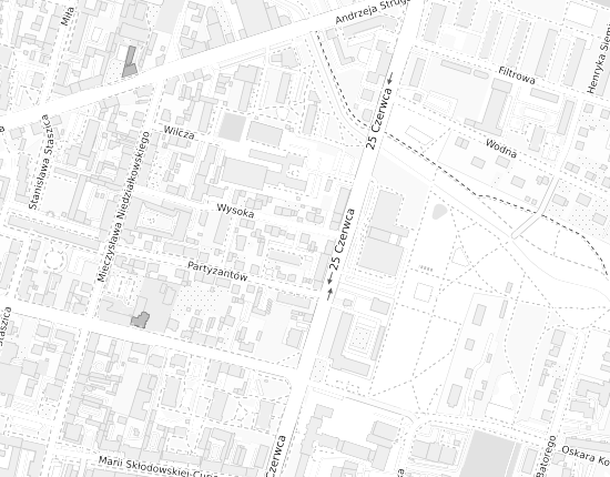 Mapa z adresem organizacji