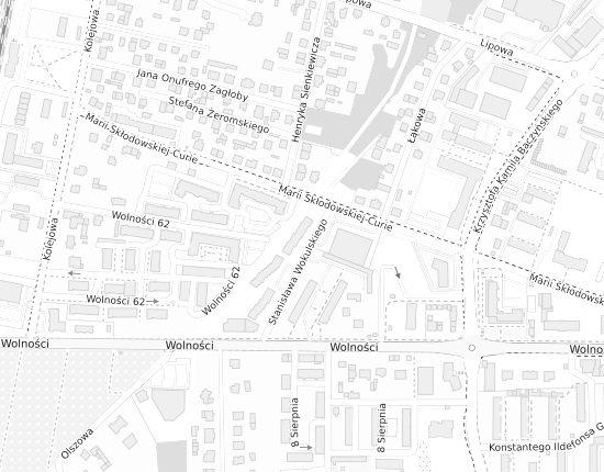 Mapa z adresem organizacji