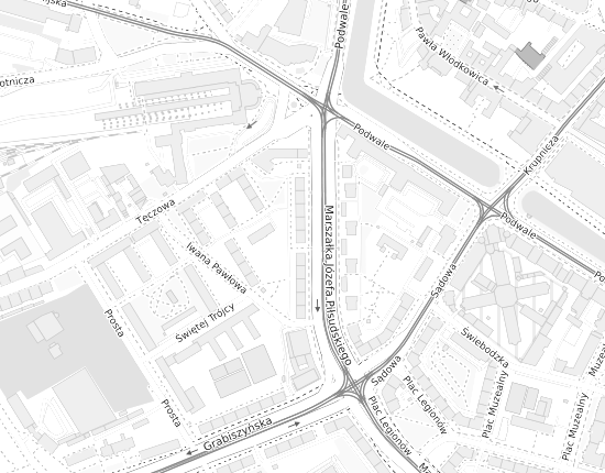 Mapa z adresem organizacji