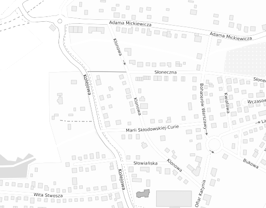 Mapa z adresem organizacji