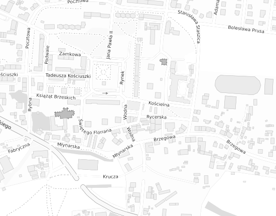 Mapa z adresem organizacji