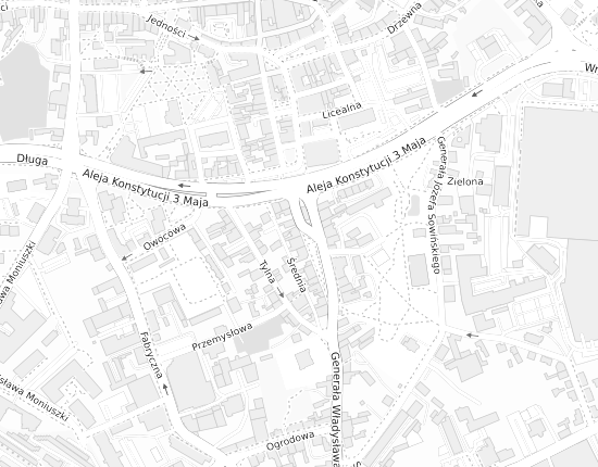 Mapa z adresem organizacji