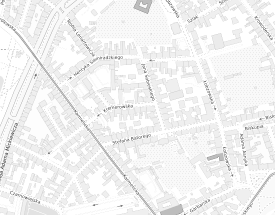 Mapa z adresem organizacji