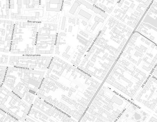 Mapa z adresem organizacji