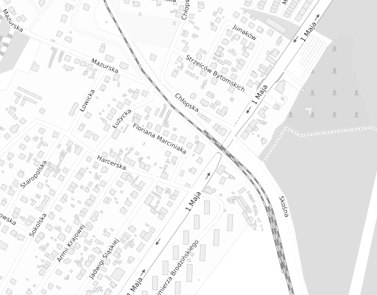 Mapa z adresem organizacji