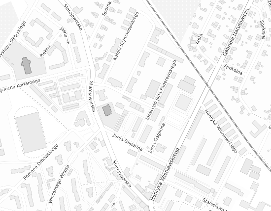 Mapa z adresem organizacji