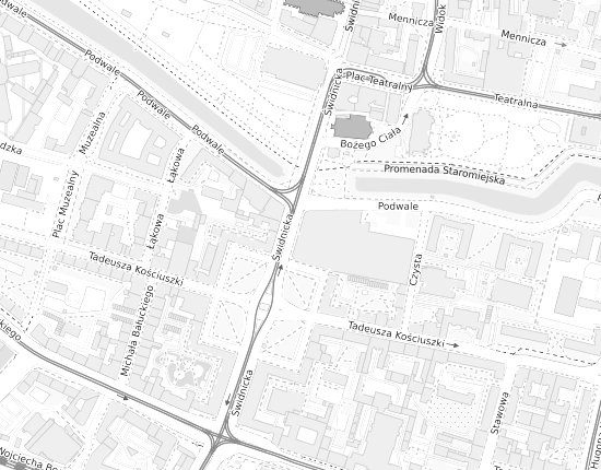 Mapa z adresem organizacji