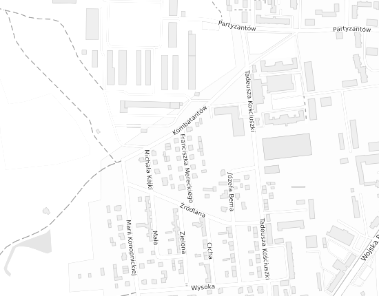 Mapa z adresem organizacji