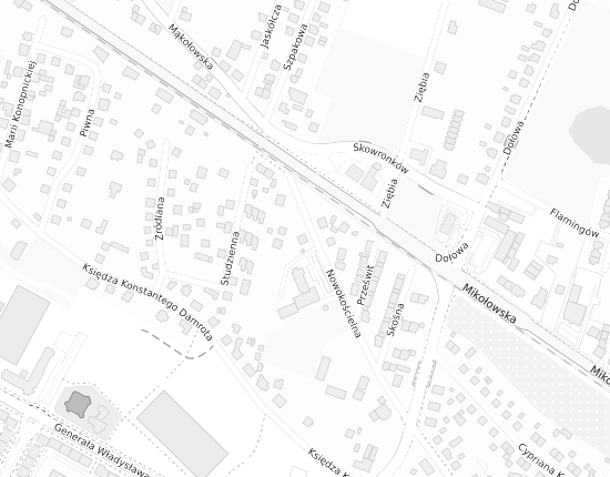 Mapa z adresem organizacji