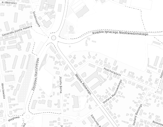 Mapa z adresem organizacji