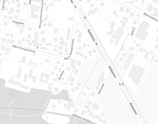 Mapa z adresem organizacji