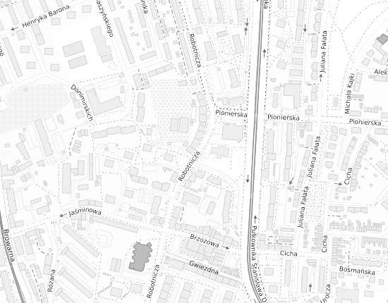 Mapa z adresem organizacji