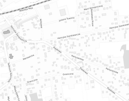 Mapa z adresem organizacji