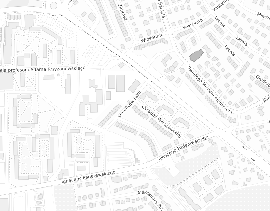Mapa z adresem organizacji