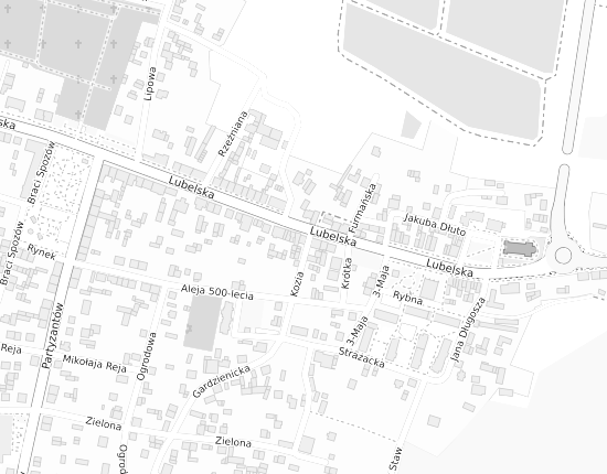 Mapa z adresem organizacji