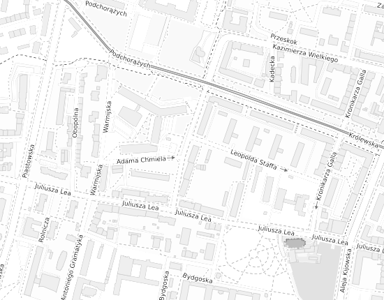 Mapa z adresem organizacji