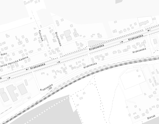Mapa z adresem organizacji
