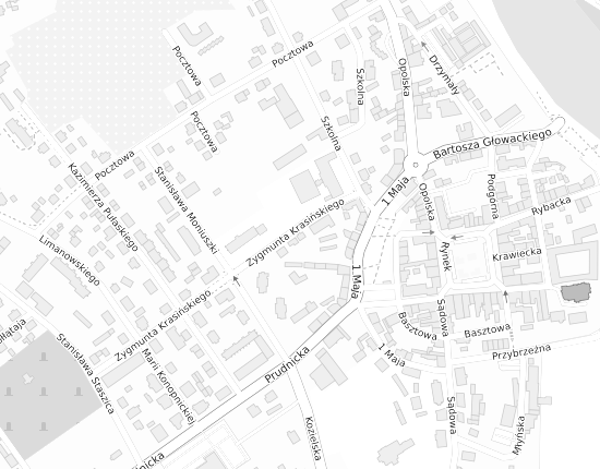 Mapa z adresem organizacji