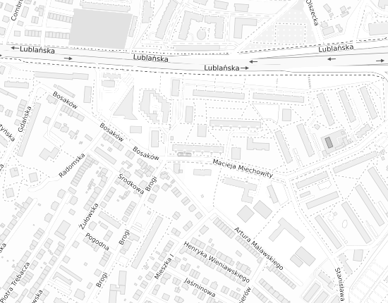 Mapa z adresem organizacji