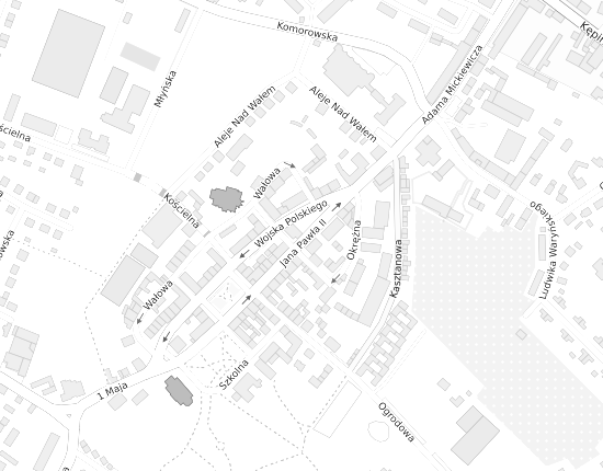 Mapa z adresem organizacji