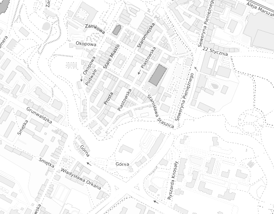Mapa z adresem organizacji