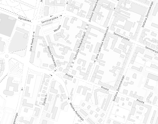 Mapa z adresem organizacji
