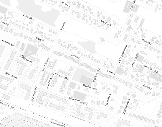 Mapa z adresem organizacji