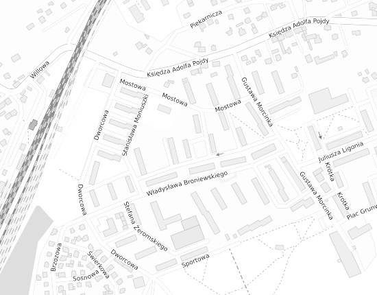 Mapa z adresem organizacji