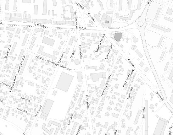 Mapa z adresem organizacji