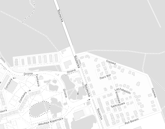 Mapa z adresem organizacji
