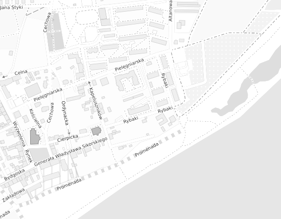 Mapa z adresem organizacji