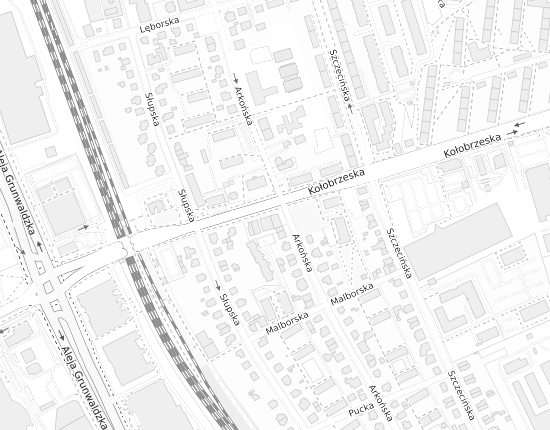 Mapa z adresem organizacji